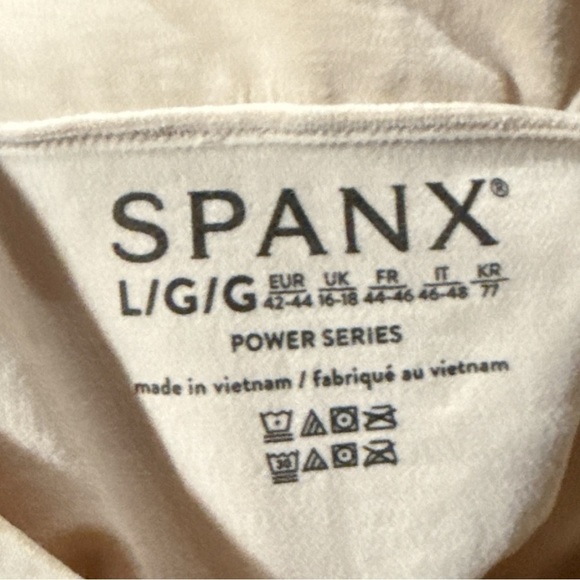 EUC - Spanx Shapewear for Tummy Control High-Waisted Power Short - Size Large - Picture 6 of 6